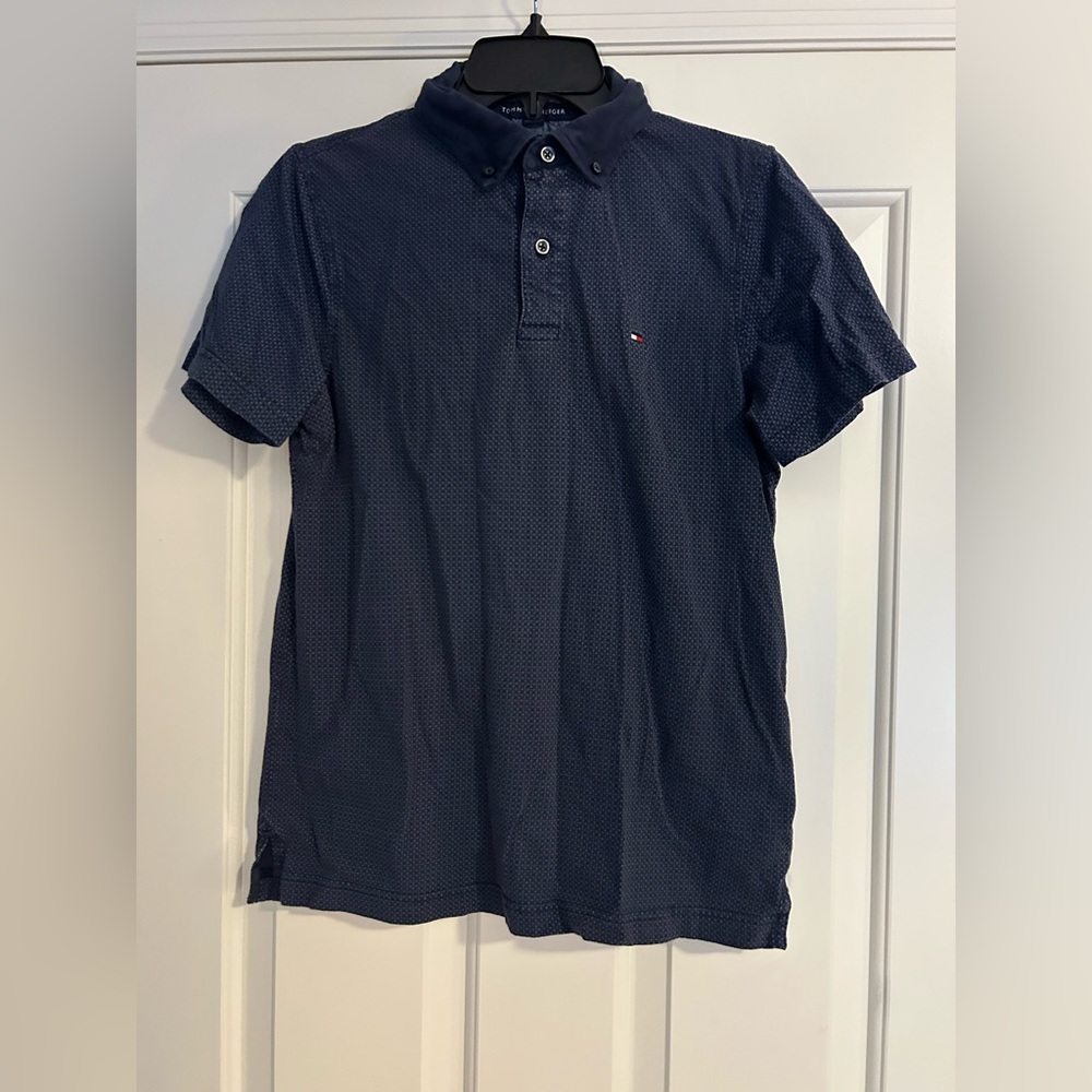 Tommy Hilfiger Navy Blue Custom Fit Outerwear
